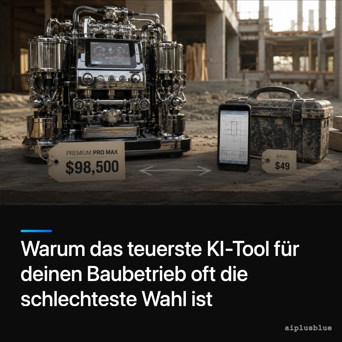 Warum das teuerste KI-Tool für deinen Baubetrieb oft die schlechteste Wahl ist